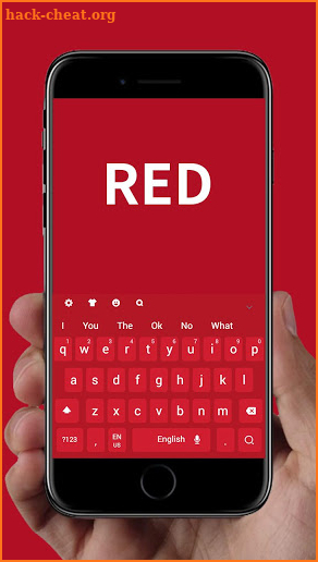 Keyboard For Phone 8 Red Edition screenshot