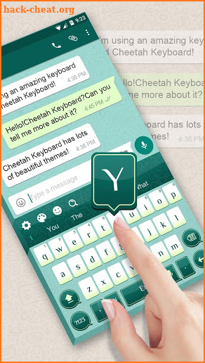 keyboard for WhatsApp screenshot
