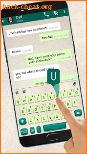 Keyboard for WhatsApp -type fast screenshot