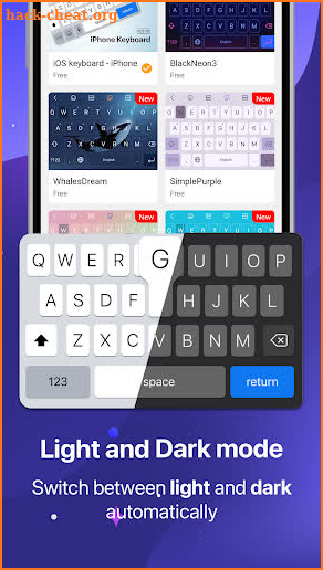 Keyboard iOS 16 - Emojis screenshot