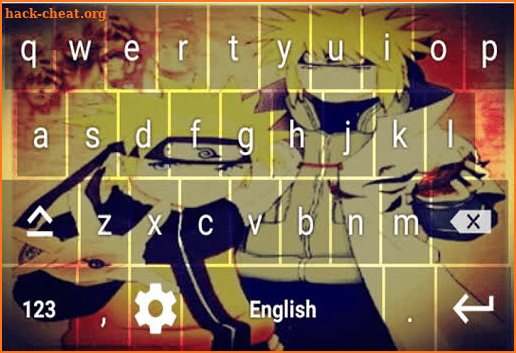 Keyboard Naruto screenshot