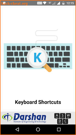 Keyboard Shortcuts screenshot