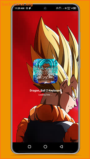 Keyboard Theme For Dragon Ball Z screenshot