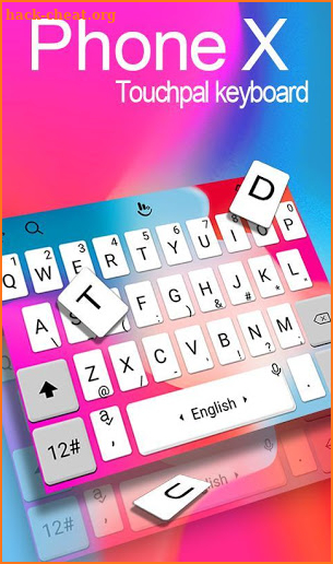Keyboard Theme For Phone X Classic screenshot