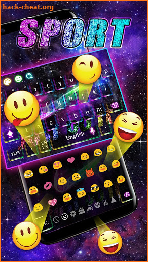 Keyboard theme for Sports screenshot