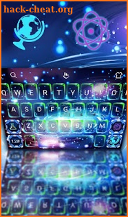 Keyboard Theme For Stephen Hawking and Science screenshot