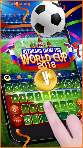 Keyboard Theme for World Cup with Emoji & GIF⚽️ screenshot