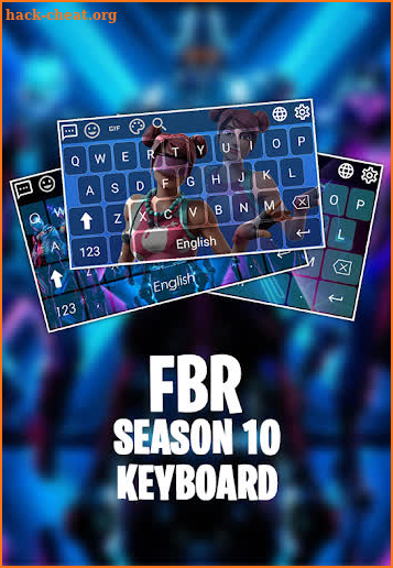 Keyboard Theme Fort FBR Season X - FBR S10 screenshot