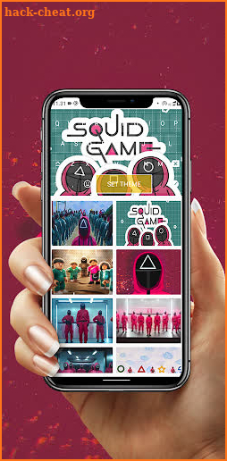 Keyboard Theme Squid Game screenshot