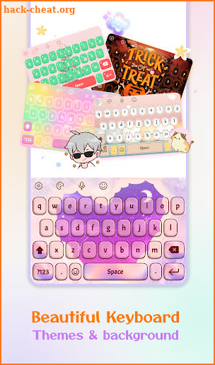 Keyboard Themes: Emoji & Fonts screenshot