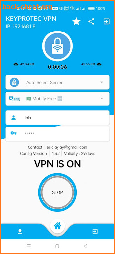 KEYPROTEC VPN screenshot