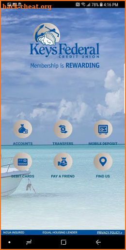 Keys FCU Mobile Banking 2020 screenshot