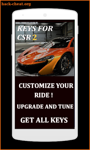 Keys For CSR : 2 Racing screenshot