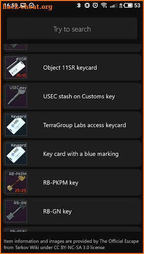Keys for Escape From Tarkov screenshot