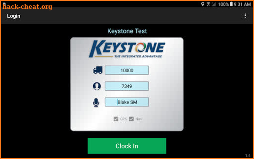 Keystone On-Delivery screenshot