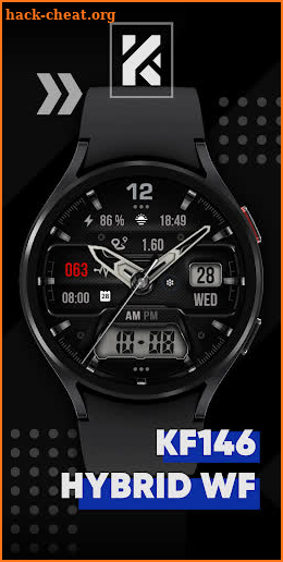 KF146 watch face screenshot