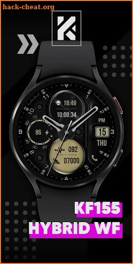 KF155 Watch face screenshot