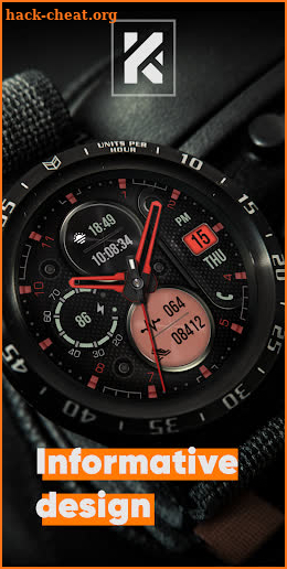 KF155 Watch face screenshot