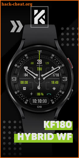 KF180 Watch face screenshot