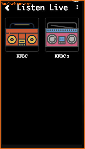 KFBC RADIO screenshot