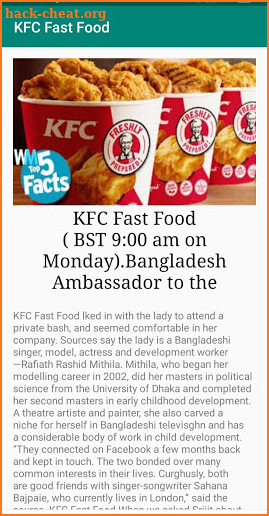 KFC Fast Food screenshot