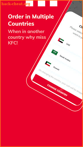KFC Kuwait screenshot