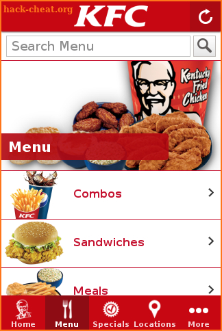 KFC St. Lucia screenshot