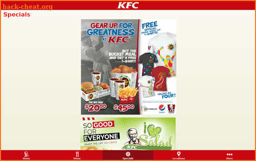 KFC St. Lucia screenshot