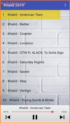 Khalid  Songs 2019 screenshot