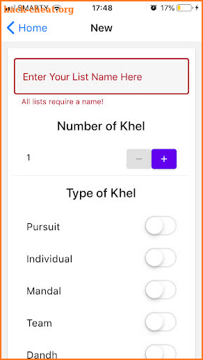 Khel App screenshot