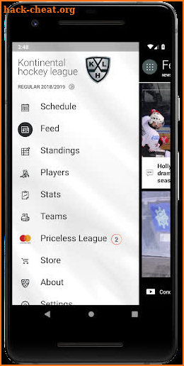 KHL screenshot