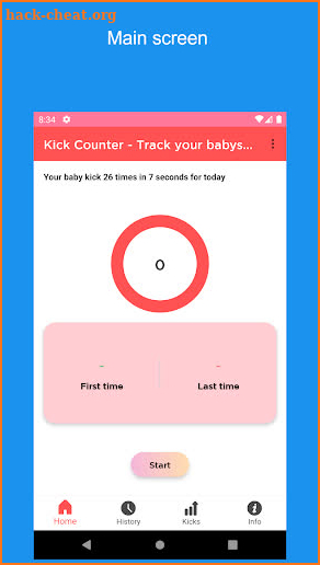 Kick Counter-Track your baby screenshot
