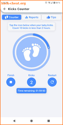 Kick Counter - Track your baby's movements screenshot