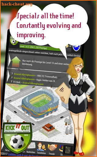 Kick it out Soccer Manager screenshot
