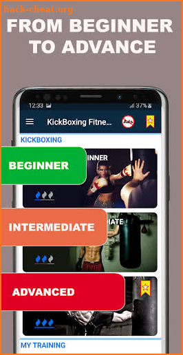 Kickboxing Fitness Trainer - Lose Weight At Home screenshot