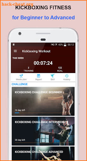 Kickboxing Fitness Workout At Home screenshot