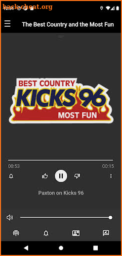Kicks 96 FM screenshot
