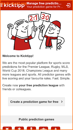 Kicktipp - Sports prediction game with friends screenshot