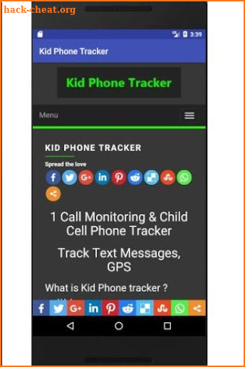 Kid Phone Tracker screenshot