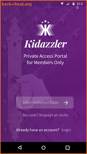 Kidazzler - Private Access Portal screenshot