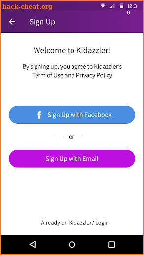 Kidazzler - Private Access Portal screenshot