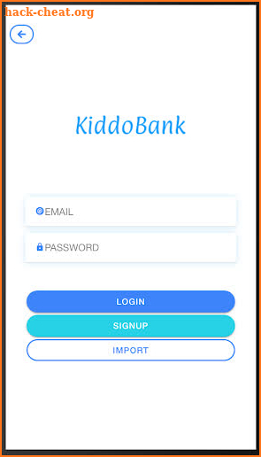 KiddoBank KIN screenshot