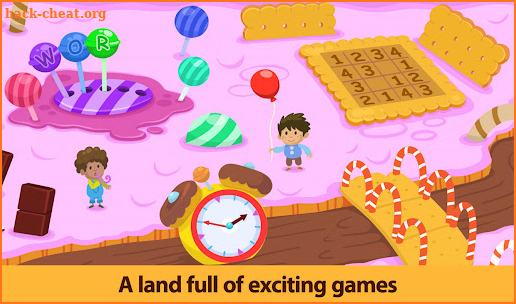 Kiddos In Candyland Kids Games screenshot