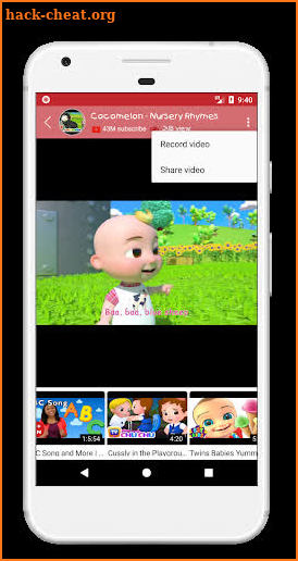 kiddu-kids video songs application, kids drawing screenshot