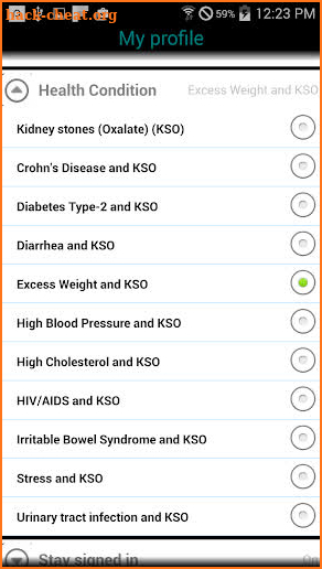 Kidney Stones (Oxalate) screenshot
