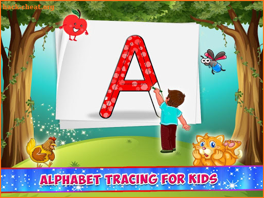 Kids Alphabet Tracing Jigsaw & Color Fun screenshot