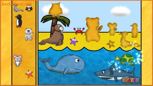 Kids Animal Puzzles - Golden screenshot