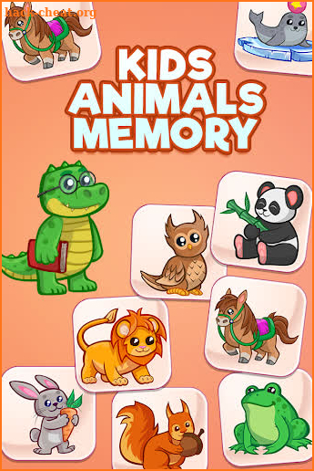 Kids Animals Memory Game screenshot