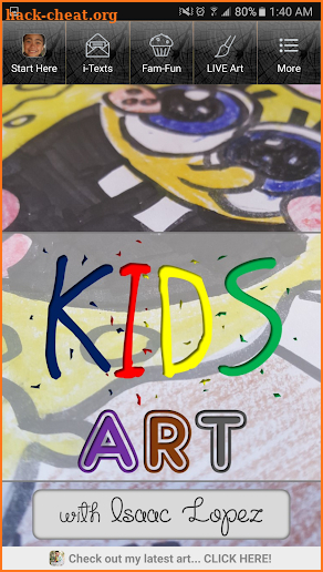 Kids Art with Isaac Lopez screenshot