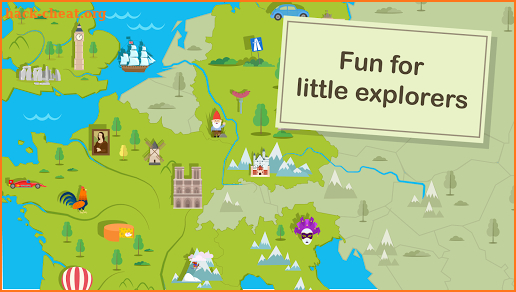 Kids Atlas Game - Puzzle World screenshot